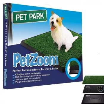 Mey İthalat® Pet Zoom Pet Park Köpek Tuvaleti 64 Cm X 51Cm X 3.8 Cm