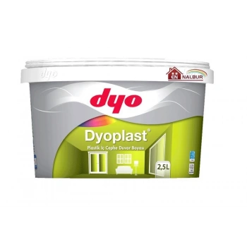 Mey İthalat®  plast Plastik İç Cephe Boyası 2,5 Litre Siyah