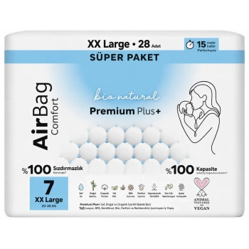 Mey İthalat® Premium Plus Airbag Comfort Bebek Bezi 7 Beden 28 Adet
