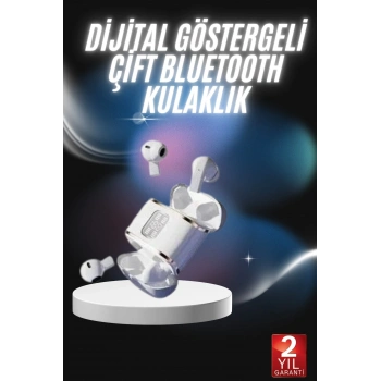 Mey İthalat® Profesyonel Dijital Göstergeli Düşük Gecikme Bluetooth Kulaklık Çift Kulaklık