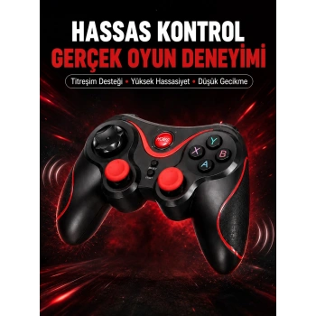 Mey İthalat® Profesyonel  Kablosuz Gamepad Çoklu Cihaz Desteği