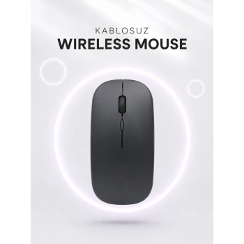 Mey İthalat® Profesyonel Mouse Wireless  Faresi Bluetooth Bağlantılı