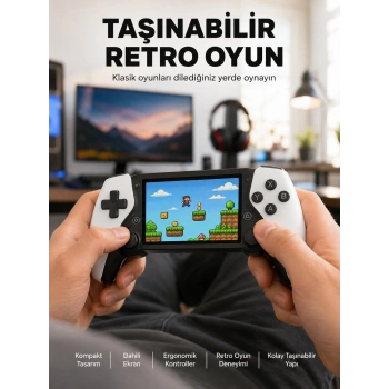 Mey İthalat® PS1 GBA NES Oyun Destekli Retro Cihaz Yeni Nesil