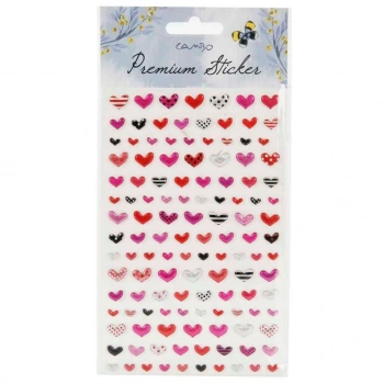 Mey İthalat® Puf Sticker Kalp