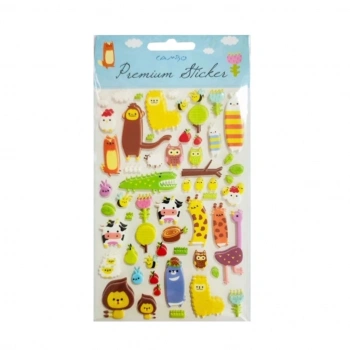 Mey İthalat® Puf Stickers Hayvanlar