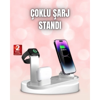 Mey İthalat® Qi Destekli Tüm Cihazlarla Uyumlu Kablosuz Şarj Ünitesi