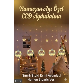 Mey İthalat® Ramazan Perde LED Işık 3 Metre
