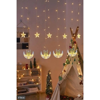 Mey İthalat® Ramazan Perde LED Işık 3 Metre