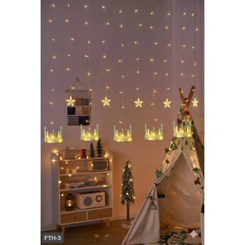 Mey İthalat® Ramazan Perde LED Işık 3 Metre