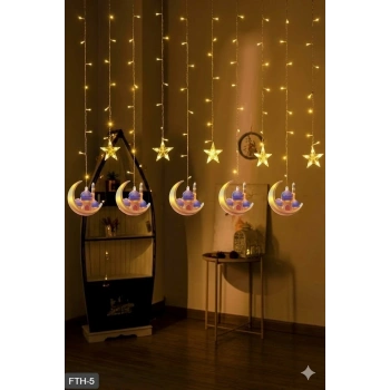 Mey İthalat® Ramazan Perde LED Işık 3 Metre