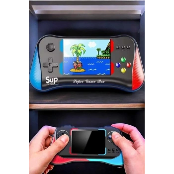 Mey İthalat® Retro 500 Oyunlu Nostaljik Oyunlu El Atari Gamebox Oyun Konsolu Çift Destekli