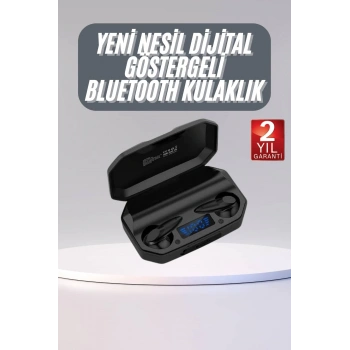 Mey İthalat® Rgb Işıklı Çift Mikrofonlu Siyah Profesyonel Oyuncu Kulaklığı Kablosuz Kulakiçi