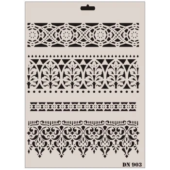 Mey İthalat® Rich Dantel Seri DN-903 Stencil 35x25 cm