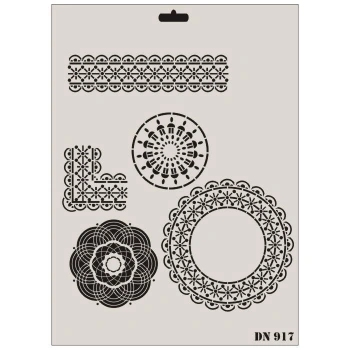 Mey İthalat® Rich Dantel Seri DN-917 Stencil 35x25 cm