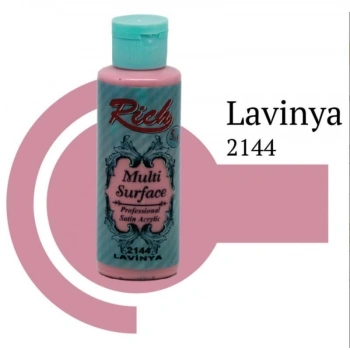 Mey İthalat® Rich Multi Surface 2144 Lavinya Akrilik Boya 120 cc