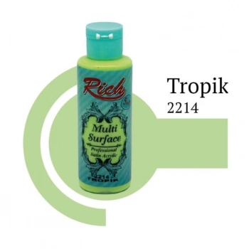 Mey İthalat® Rich Multi Surface 2214 Tropik Akrilik Boya 120 cc