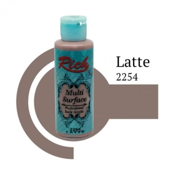Mey İthalat® Rich Multi Surface 2254 Latte Akrilik Boya 120 cc