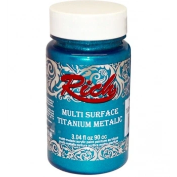 Mey İthalat® Rich Multi Surface Titanium 2572 Turkuaz Metalik 90 cc