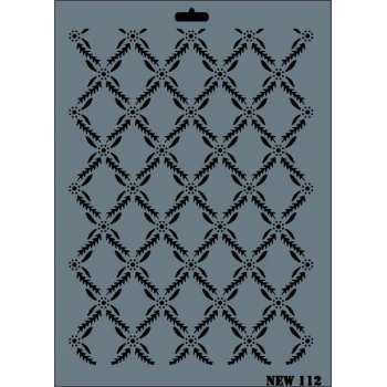 Mey İthalat® Rich New Seri N-112 Stencil 35x25 cm