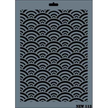 Mey İthalat® Rich New Seri N-113 Stencil 35x25 cm