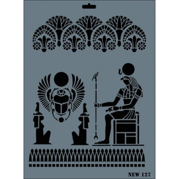Mey İthalat® Rich New Seri N-127 Stencil 35x25 cm