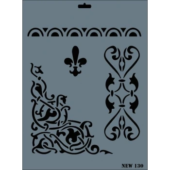 Mey İthalat® Rich New Seri N-130 Stencil 35x25 cm