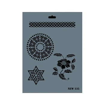 Mey İthalat® Rich New Seri N-135 Stencil 35x25 cm