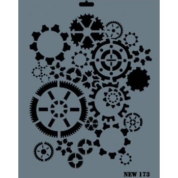 Mey İthalat® Rich New Seri N-173 Stencil 35x25 cm