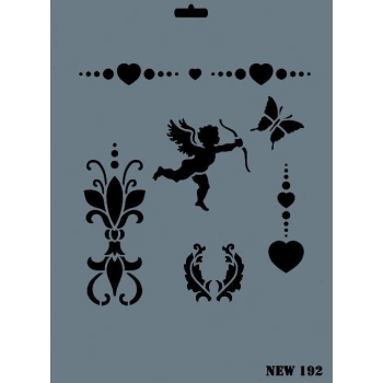 Mey İthalat® Rich New Seri N-192 Stencil 35x25 cm