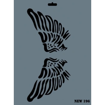 Mey İthalat® Rich New Seri N-196 Stencil 35x25 cm