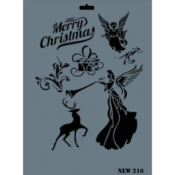 Mey İthalat® Rich New Seri N-216 Stencil 35x25 cm