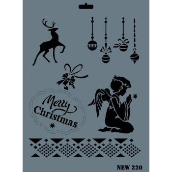 Mey İthalat® Rich New Seri N-220 Stencil 35x25 cm
