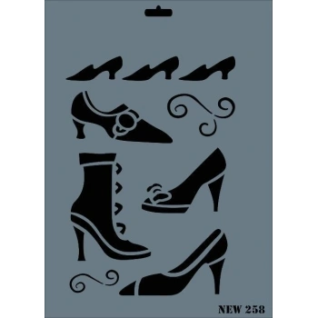 Mey İthalat® Rich New Seri N-258 Stencil 35x25 cm
