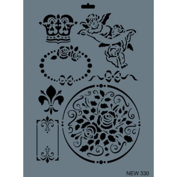 Mey İthalat® Rich New Seri N-330 Stencil 35x25 cm