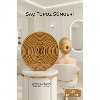 Mey İthalat® Saç Topuz Süngeri SARI 10 METRE Forero Design 720600