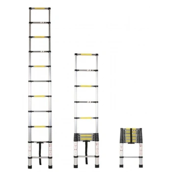 Mey İthalat® Saraylı Teleskopik Merdiven 11 Basamak 3.20 Metre