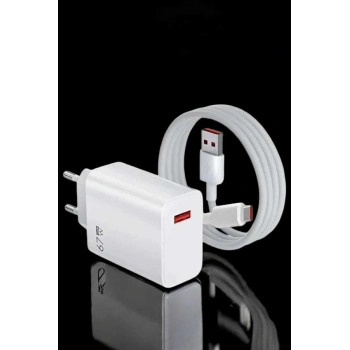 Mey İthalat® Şarj Aleti Turbo Hızlı 67W Type-C Hızlı Şarj