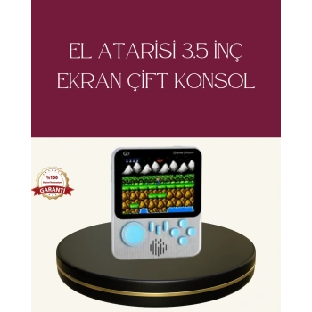 Mey İthalat® Şarjlı 3.5 İnç Retro Oyun Konsolu