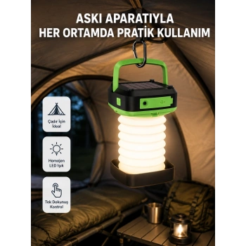 Mey İthalat® Şarjlı LED Lamba – Dokunmatik Sensörlü, 3 Kademeli Parlaklık