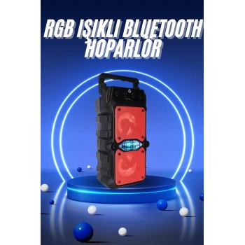 Mey İthalat® Ses Bombası Kablosuz Bluetooth Hoparlör Çift Çıkışlı Yüksek Ses Kaliteli Hoparlör