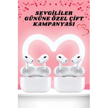Mey İthalat® Sevgiliye Hediye Çift Kulaklığı Yeni Nesil Pro Kulaklık Sevgililer Gününe Özel Kampanya