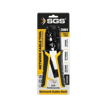 Mey İthalat® Sgs 2065 Network Kablo Pensesi 3 İn 1