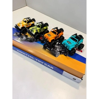 Mey İthalat® SH40934 SÜRTMELİ ARABA OFF ROAD JİP PLASTİK