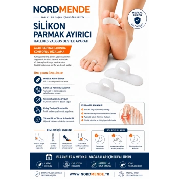 Mey İthalat® Silikon Çekiç Parmak Yastığı BUNYON 12-392
