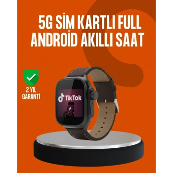 Mey İthalat® SIM Kartlı Akıllı Saat AMOLED Ekran Android Sistem