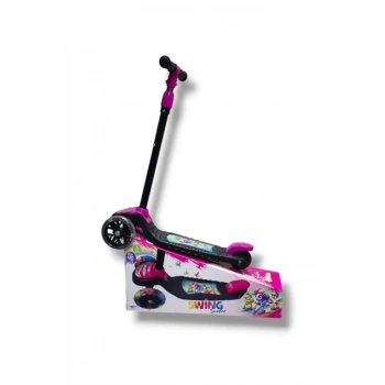 Mey İthalat® SWİNG SCOOTER PEMBE IŞIKLI