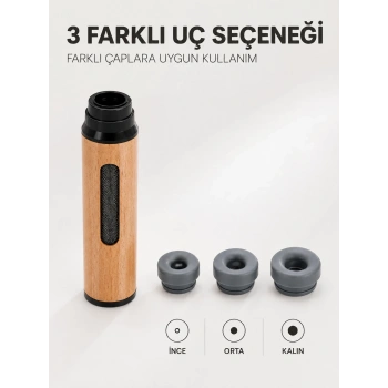 Mey İthalat® Taşınabilir Küllük İnce Orta Kalın 3 Farklı Uçlu Mini Küllük