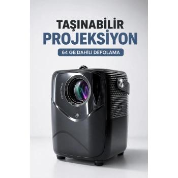 Mey İthalat® Taşınabilir Projeksiyon 64 GB Dahili Depolama