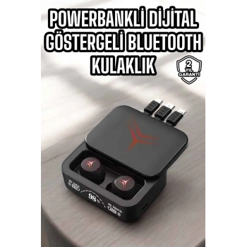Mey İthalat® Ucuz ve Kaliteli Bluetooth Kulaklık TWS Çoklu Şarj Girişi Yüksek Ses Kaliteli