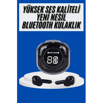 Mey İthalat® Ultrapods Led Göstergeli Oyuncu Kulaklığı ANC Destekli Bluetooth 5.3